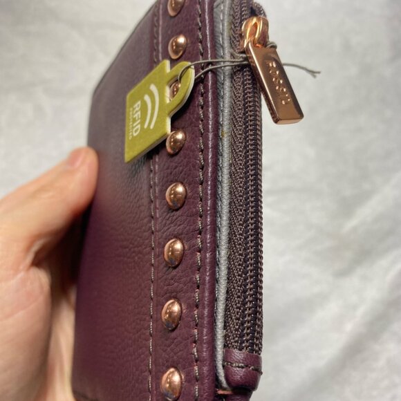 Fossil SWL2214503 Jori Bifold Wallet in Fig - Picture 3 of 5